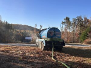 Hometown Septic Solutions: Best Septic Company in Greenwood SC - Hometown Pumping truck in Greenwood